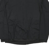 DIADORA Mens Black Track Jacket S Polyester Blend Plain Zip Lightweight