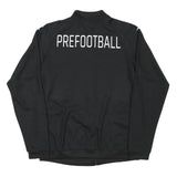 DIADORA Mens Black Track Jacket S Polyester Blend Plain Zip Lightweight