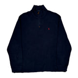 Polo By Ralph Lauren 1/4 Zip - 2XL Navy Cotton