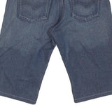 LEVI'S Womens Shorts Blue Denim L W32 505 Straight Fit Casual Style