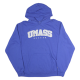 CHAMPION Mens Blue UMass Boston Pullover Hoodie XL Cotton Casual