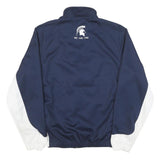 NIKE Mens Navy & White Marist Basketball Zip Up Polyester Blend Jacket L