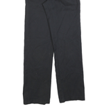 DICKIES Mens Cotton Blend Black Regular Straight Trousers W29 L32 Workwear Zip