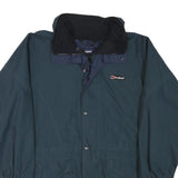 BERGHAUS Mens Blue Zip Jacket L Polyester Blend Outdoor Lightweight Shell