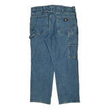 Dickies Double Knee Carpenter Jeans - 36W 31L Blue Cotton