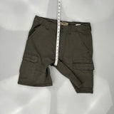 Wrangler Cargo Shorts - 34W 10L Grey Cotton