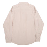 NAUTICA Mens Beige Classic Fit XL Cotton Shirt Long Sleeve Button Collar