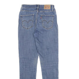 LEVI'S 721 High Rise Skinny Womens Jeans Blue Slim Denim Light W28 L30