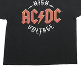 AC/DC Mens Black High Voltage Graphic T-Shirt XL Short Sleeve Crew Neck Rock