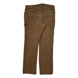 Dickies Carpenter Pants - 36W 31L Brown Cotton Blend