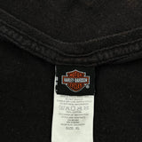 Ride To Live Harley Davidson Graphic T-Shirt - XL Black Cotton