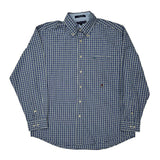 Tommy Hilfiger Checked Shirt - Large Blue Cotton