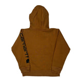 Age 8-10 Carhartt Hoodie - Small Brown Cotton