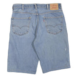 LEVI'S Mens Denim Blue Cotton Blend Casual Shorts XL W38 Classic Fit