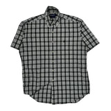Blake Ralph Lauren Checked Short Sleeve Shirt - Medium Black & White Cotton