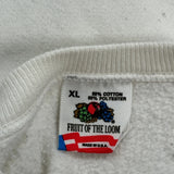 Minnesota Twins, Made In USA Fruit Of The Loom Mlb Sweatshirt - XL White Cotton Blend