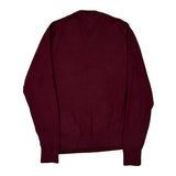 Tommy Hilfiger Jumper - XL Burgundy Wool Blend