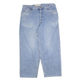 DICKIES Mens Relaxed Light Blue Denim Jeans W38 L30 Casual Cotton Blend Zip