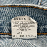 Made In USA Levis 550 Jeans - 34W 36L Light Wash Cotton
