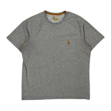 Relaxed Fit Carhartt T-Shirt - Large Grey Cotton