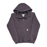 Carhartt Hoodie - Small Gray Cotton Blend