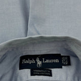 Yarmouth Ralph Lauren Shirt - Large Blue Cotton