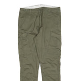 LEVI'S Mens Slim Olive Green Cargo Trousers W31 L30 Casual Zip Pocket