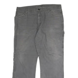 DICKIES Mens Grey Regular Fit Straight Denim Cotton Blend Medium Wash W42 L31