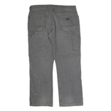 DICKIES Mens Grey Regular Fit Straight Denim Cotton Blend Medium Wash W42 L31