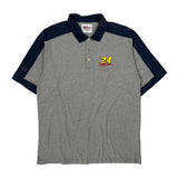 24 Racing Chase Authentics Nascar Polo Shirt - Large Gray Cotton