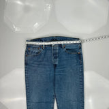 501 Levis Jeans - 34W 30L Blue Cotton