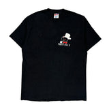 Marty'S Place Hanes Single Stitch T-Shirt - Large Black Cotton