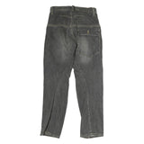Mens Slim Black Denim Slim Jeans Cotton Zip W28 L29 Contemporary Style