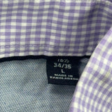 Tommy Hilfiger Slim Fit Shirt - Large Purple Cotton