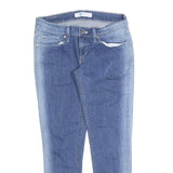 LEVI'S 524 Womens Slim Blue Denim Medium Wash Jeans W27 L25 Zip Closure