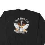 HARD ROCK CAFE Mens Black Key West Crew Neck M Cotton Blend Sweatshirt Pullover