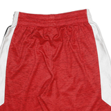 ADIDAS Mens Red & Black Casual Sports Shorts L W26 Polyester Blend Drawstring