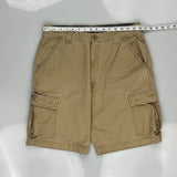 Wrangler Cargo Shorts - 32W 10L Beige Cotton
