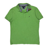 Tommy Hilfiger Polo Shirt - Medium Green Cotton