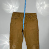 Dickies Carpenter Trousers - 34W 32L Brown Cotton