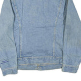LEE Mens Blue Denim Cotton Blend Jacket L Button Closure Classic Fit Casual