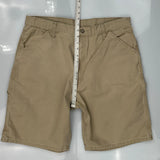 Wrangler Carpenter Shorts - 36W 9L Beige Cotton