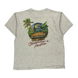 Caribbean Surf Single Stitch T-Shirt - XL Grey Cotton