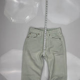 501 Levis Jeans - 28W US 4 Gray Cotton