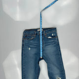 Levis Skinny Jeans - 30W UK 10 Blue Cotton