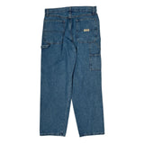 Lee Carpenter Pants - 33W 32L Blue Cotton