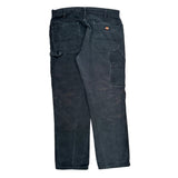 Dickies Carpenter Pants - 36W 30L Black Cotton