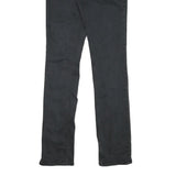 TOMMY HILFIGER Womens Slim Black Denim Jeans W28 L33 Stylish Zip Closure