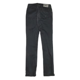 TOMMY HILFIGER Womens Slim Black Denim Jeans W28 L33 Stylish Zip Closure
