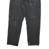 CARHARTT Mens Cotton Blend Black Regular Straight Trousers W32 L28 Workwear